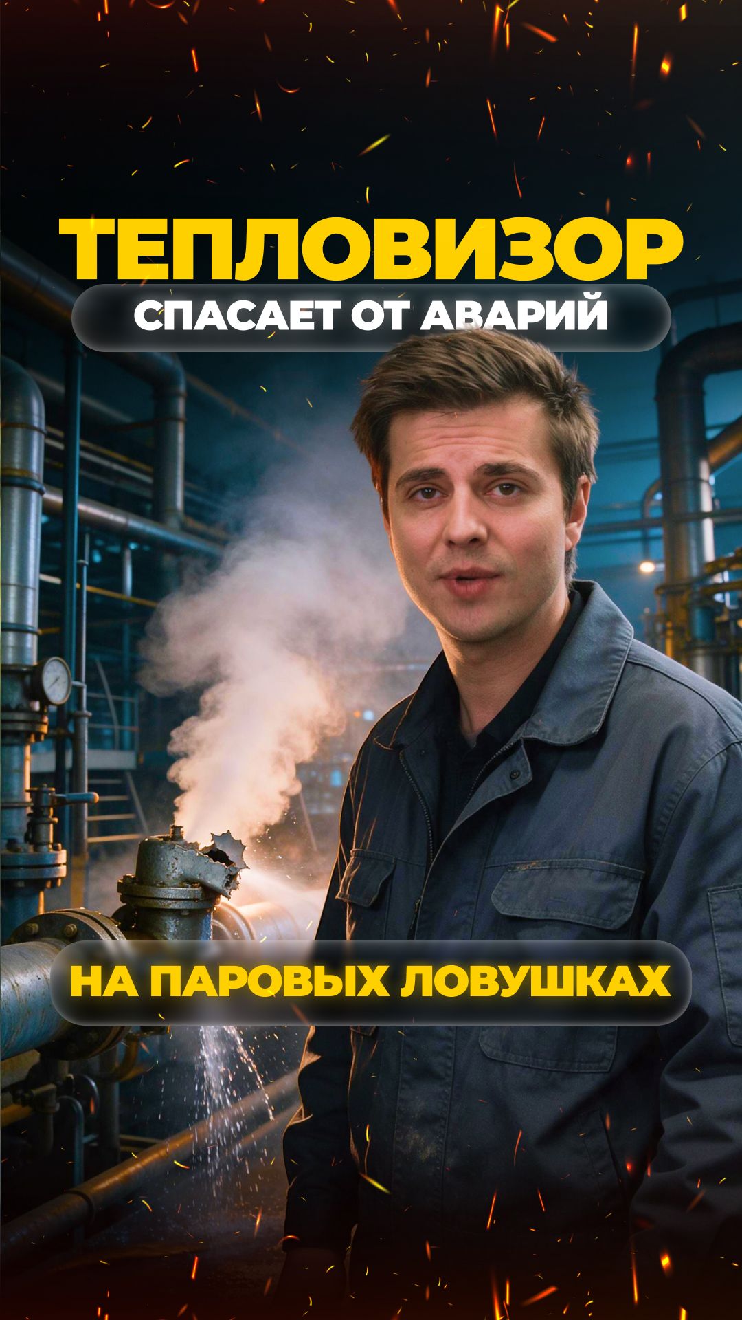 КАК ТЕПЛОВИЗОР СПАСАЕТ ОТ АВАРИЙ ПАРОВЫХ ЛОВУШЕК?