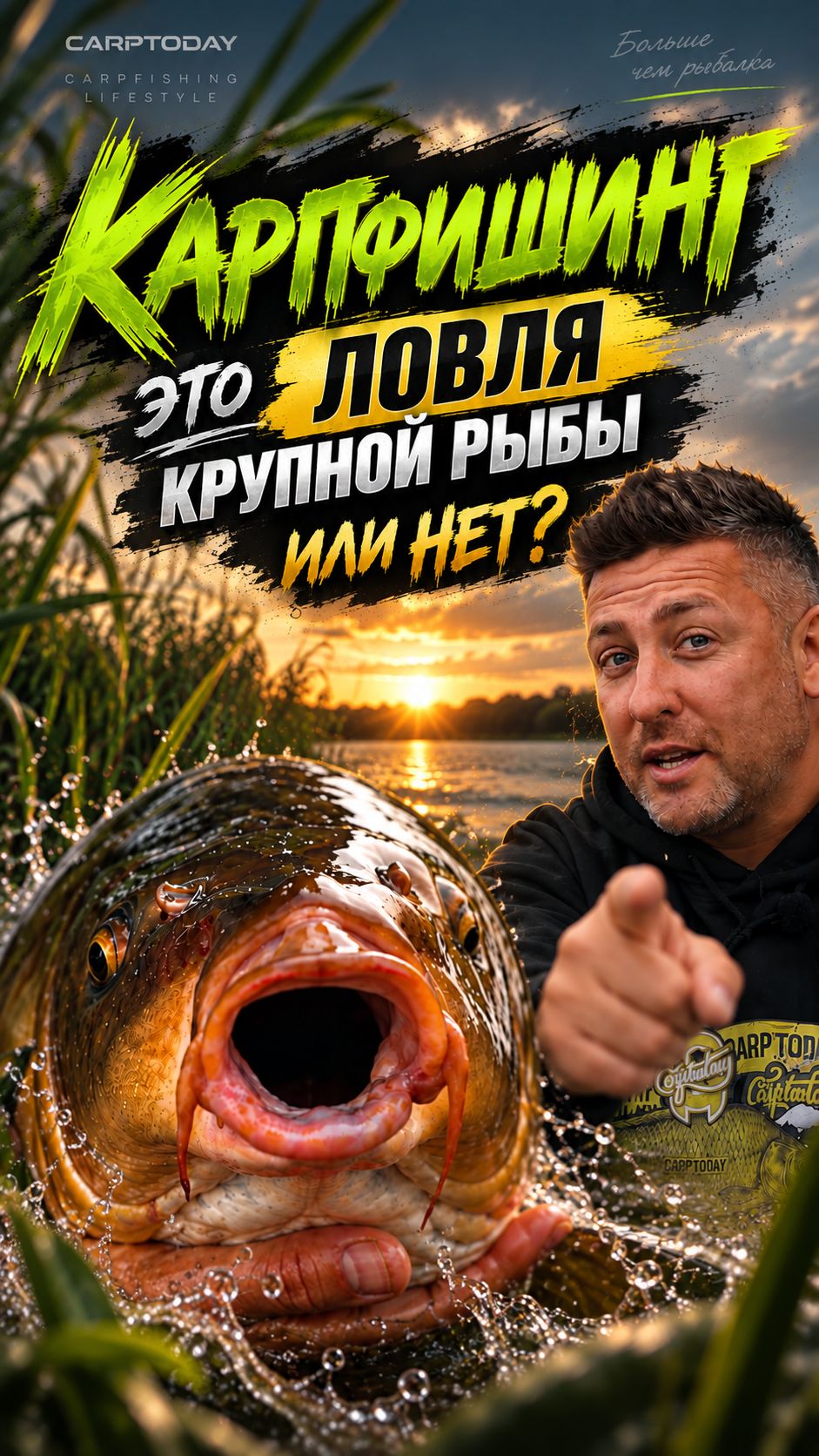 КАРПФИШИНГ - это ПОГОНЯ ЗА ТРОФЕЕМ или нет? А как считаете вы?
