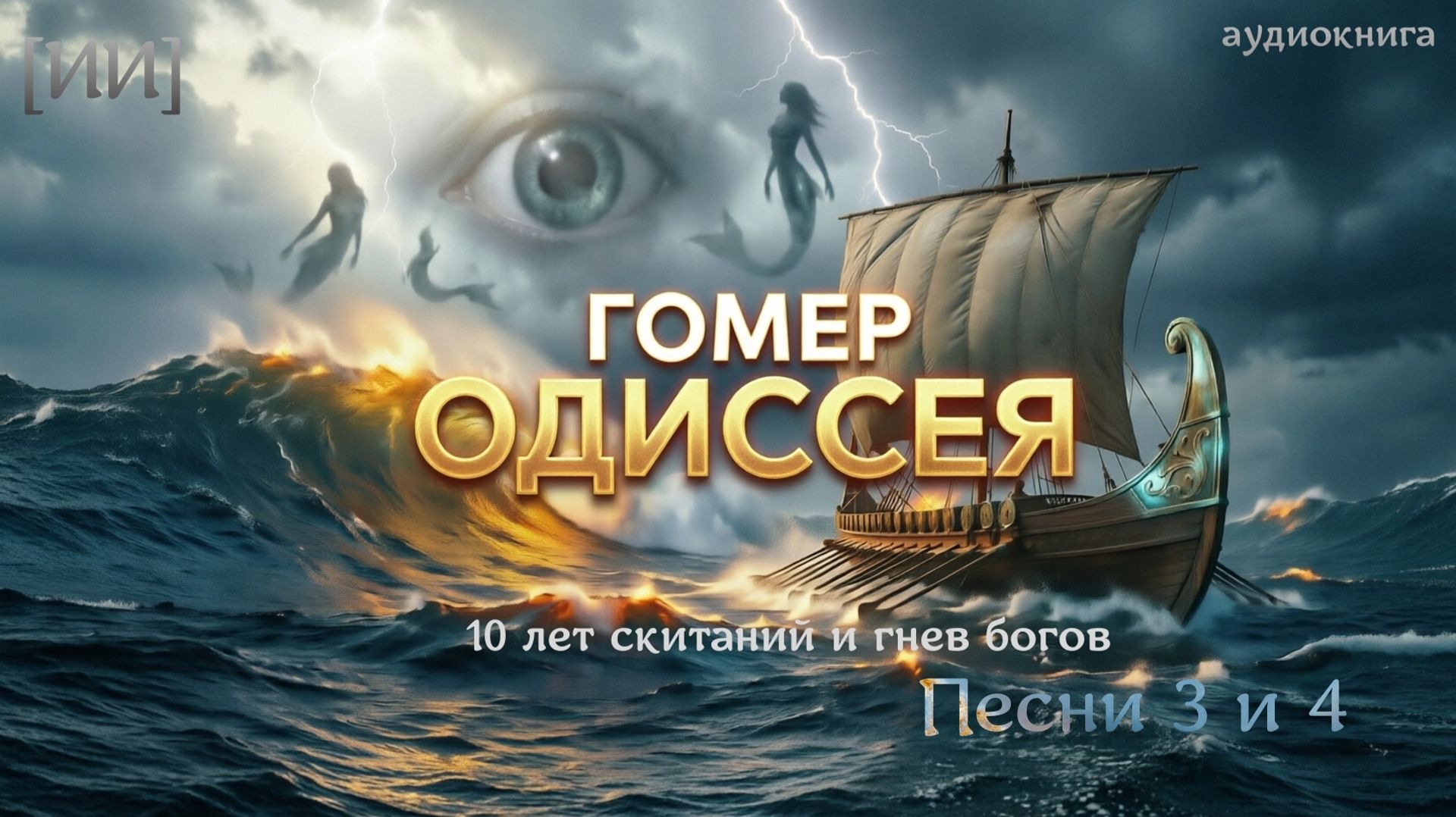 [ИИ] • 73 • Одиссея • Гомер • Песни 3 и 4 из 24 • Продолжение следует…