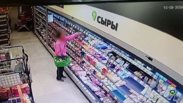 В областном центре сотрудники уголовного розыска задержали подозреваемую в краже продуктов питания