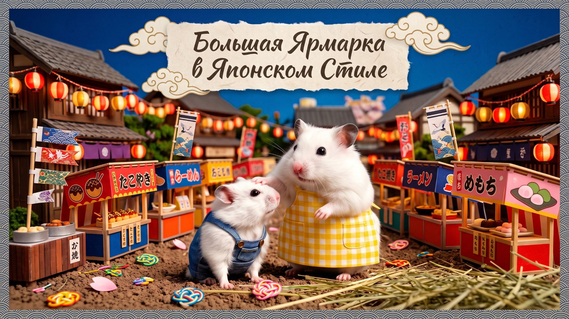 Мультики для детей. Большая ярмарка в Японском стиле