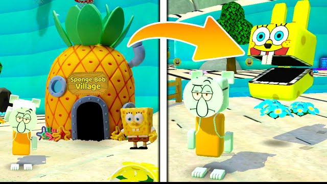 Обновление SpongeBob Village — прохождение игры Super Bear Adventure