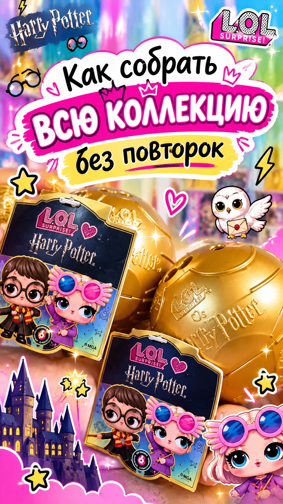 Лайфхак! Секретный секрет 🤫 #лолсюрприз #гаррипоттер