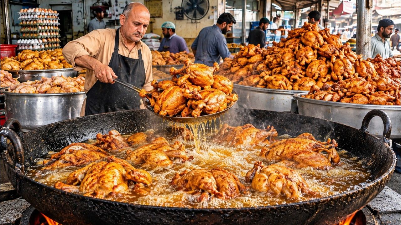 ЛАРЕК С КУРИНЫМИ ПАКОРАМИ , 500 КГ В ДЕНЬ | ХРУСТЯЩИЕ КУРИНЫЕ ПАКОРАМИ, ПАКИСТАНСКАЯ УЛИЧНАЯ ЕДА