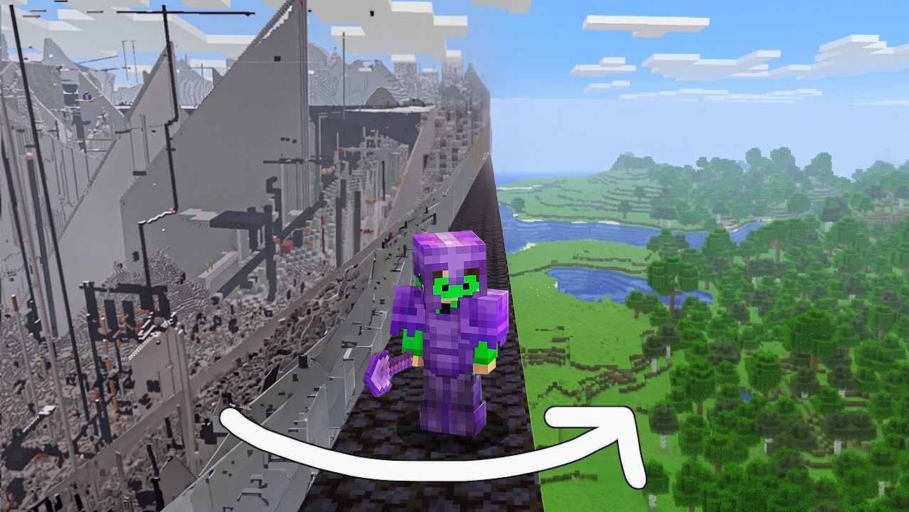 Я восстановил сервер в Майнкрафте, который был в плачевном состоянии. Minecraft