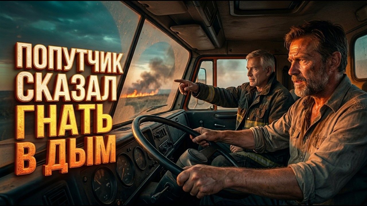 Рассказ дальнобойщика | Пожар отрезал нам единственную дорогу — и тогда водитель решился…