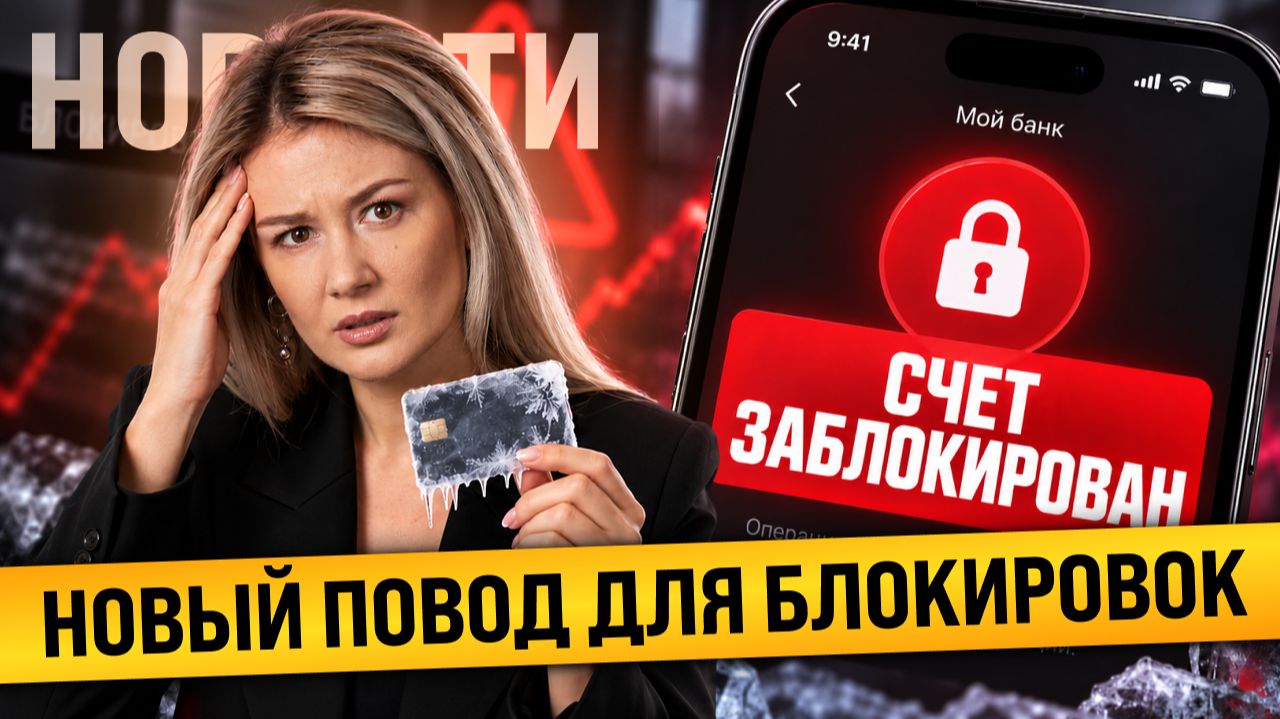Счет могут ЗАМОРОЗИТЬ из-за ЧУЖОГО имени? Банкам предложили новые поводы
