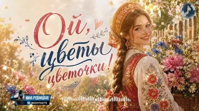 Инна Рудницкая - Ой,цветы,цветочки
