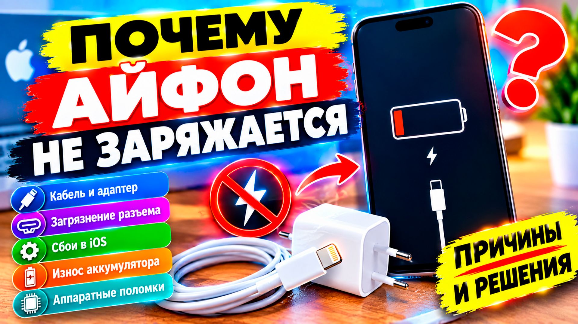 Почему айфон не заряжается