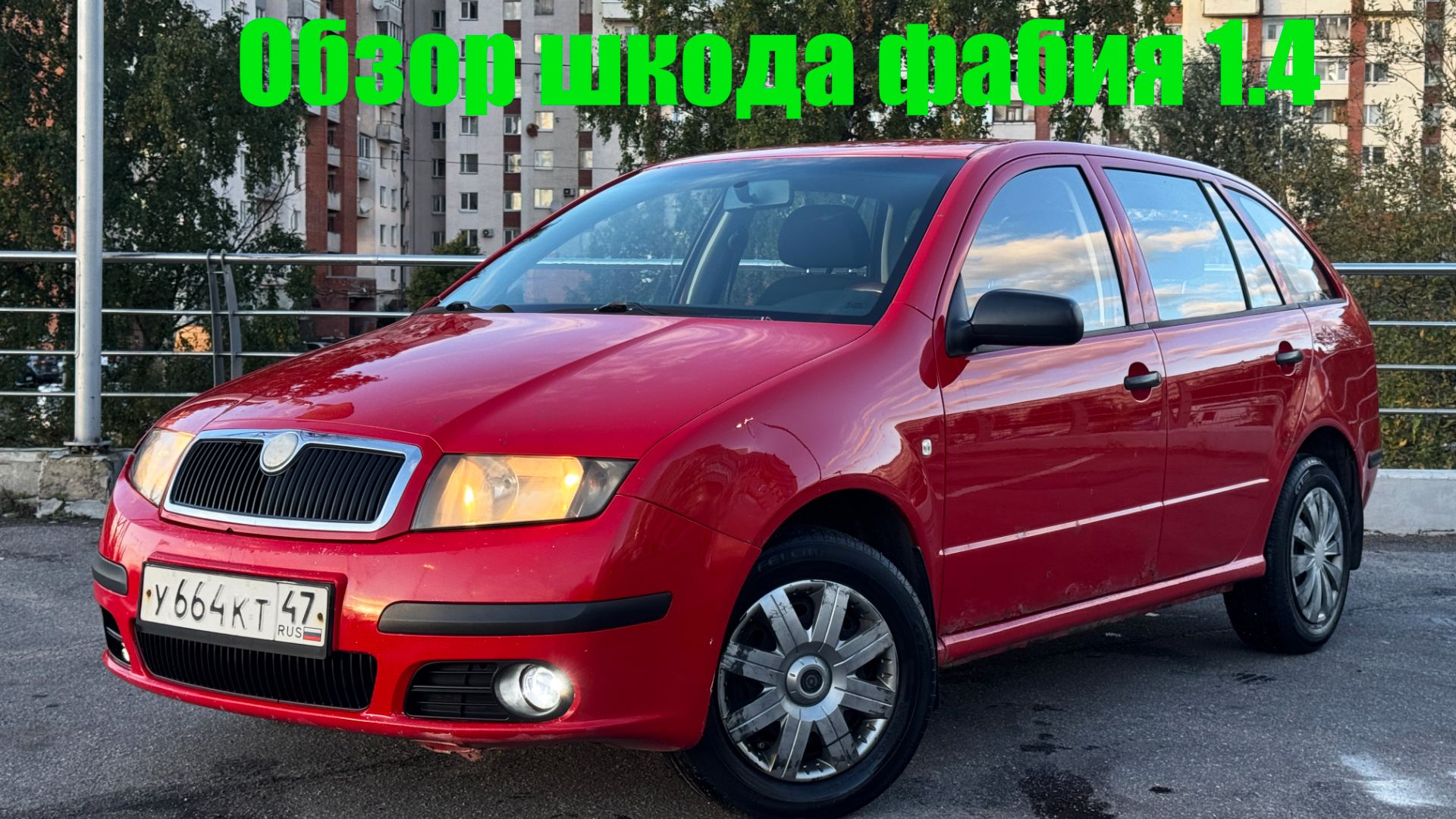 Обзор Шкода Фабия 2007 1.4  для продажи
