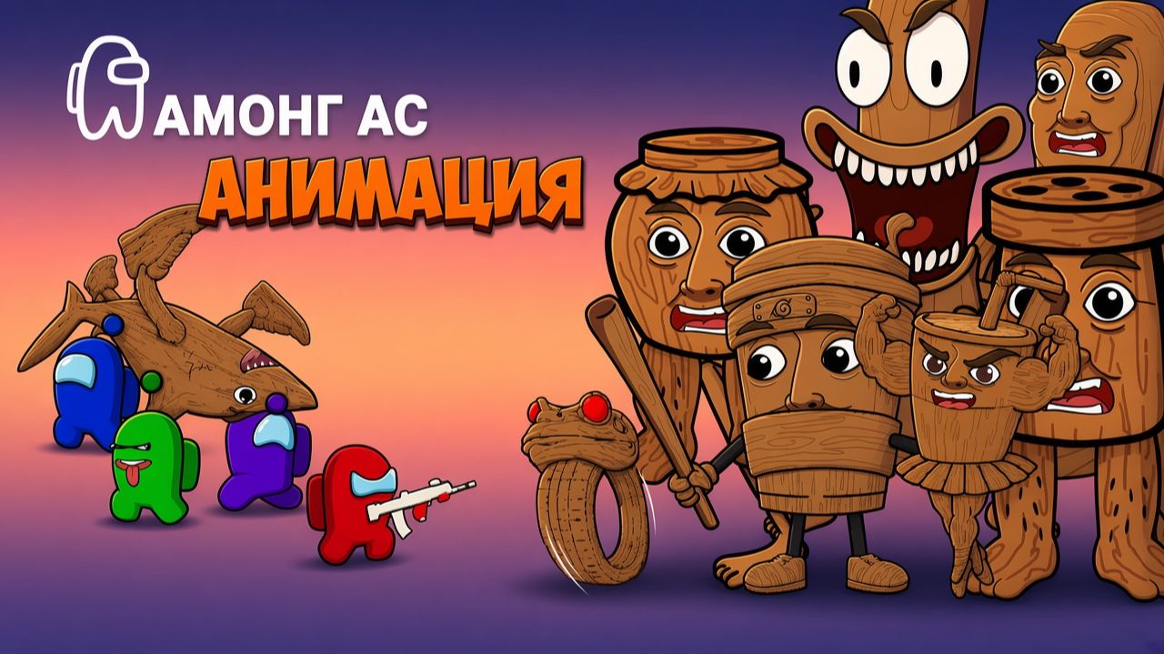 БРЕЙНРОТ СТАЛ ТУНГ ТУНГ ТУНГ САХУРОМ! - АМОНГ АС