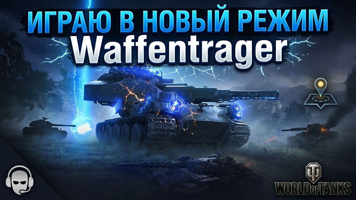 ИГРАЮ В НОВЫЙ РЕЖИМ Waffentrager !! 😎👌/ мир танков