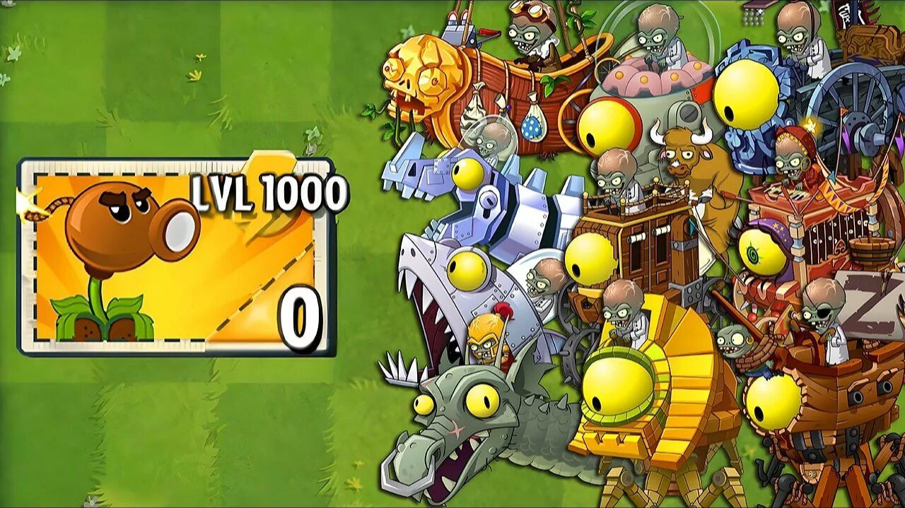 Растения против Зомби-2 Reflourished PvZ-2 Plants vs Zombies ПвЗ [5]