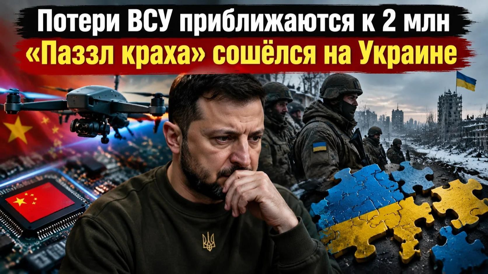 ВСУ скоро развалятся – воевать некому! Украина подошла к катастрофе!