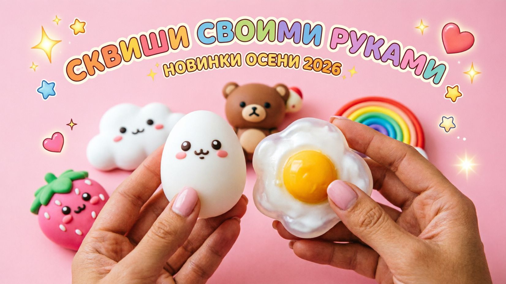 Самые трендовые сквиши своими руками | Новинки осени 2026 🍂 DIY Squishy