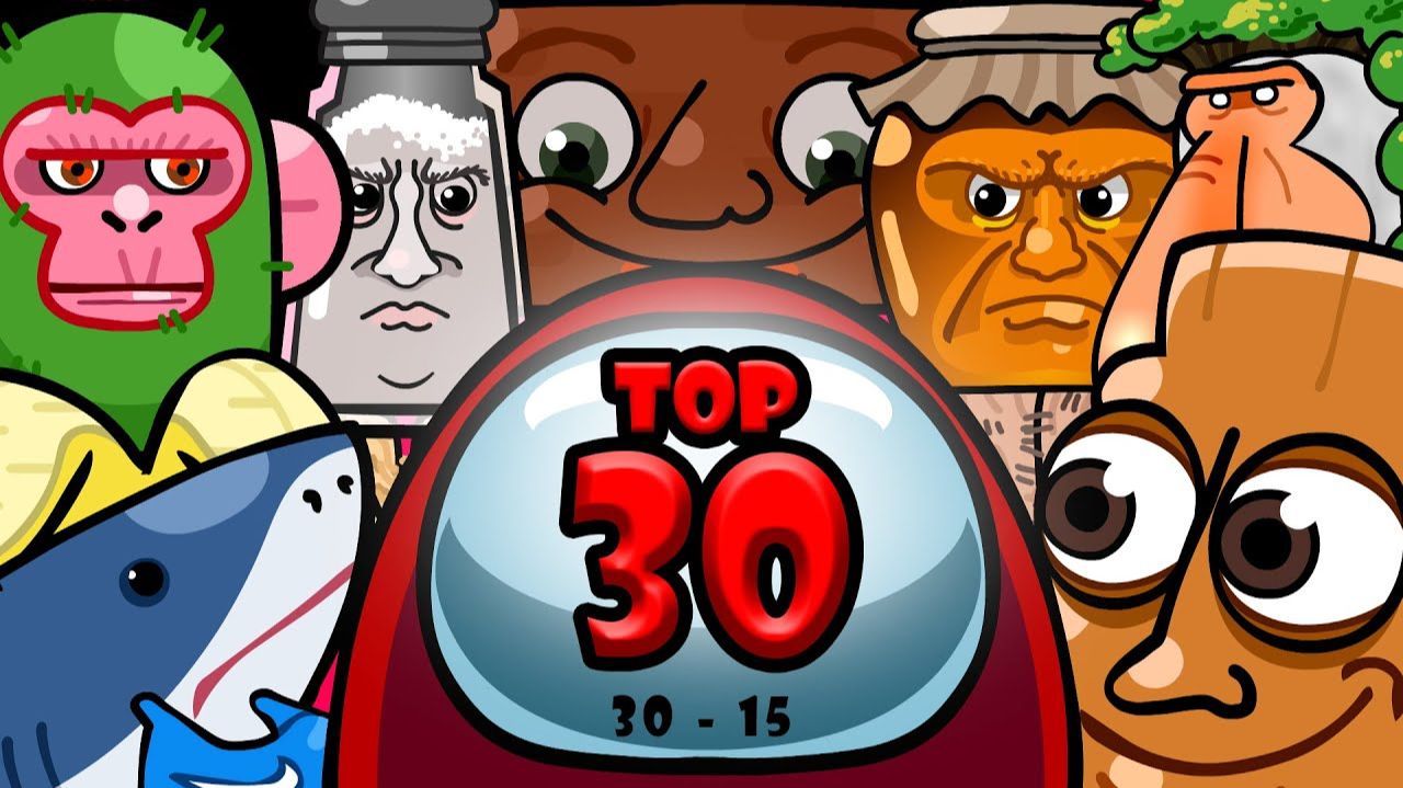 АМОГУС убивает персонажей БРЕЙНРОТОВ ТОП-30!!!