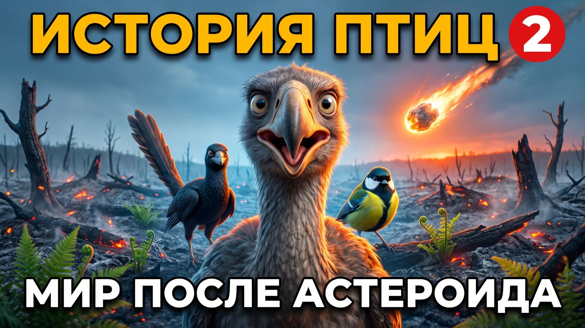 ИСТОРИЯ ПТИЦ - Часть 2: мир после астероида