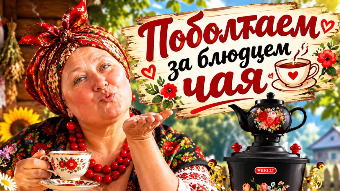 Поболтаем за чашкой чая.