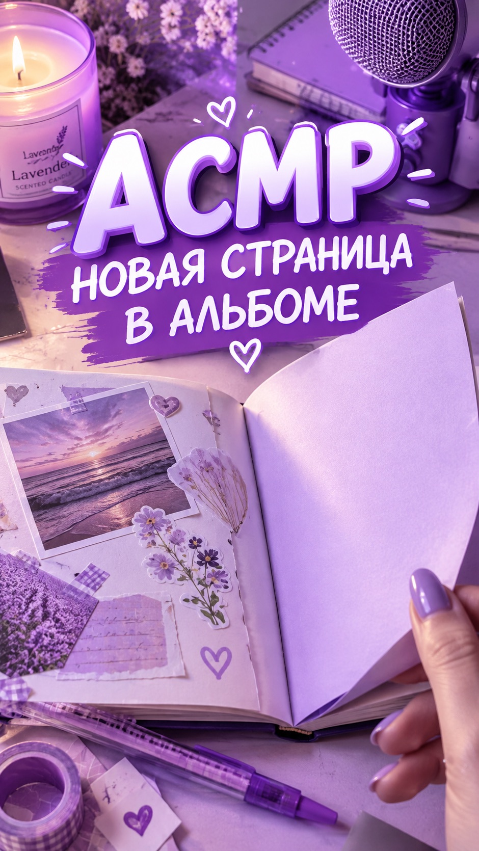 АСМР НОВАЯ СТРАНИЦА В ЖИЗНИ АЛЬБОМА