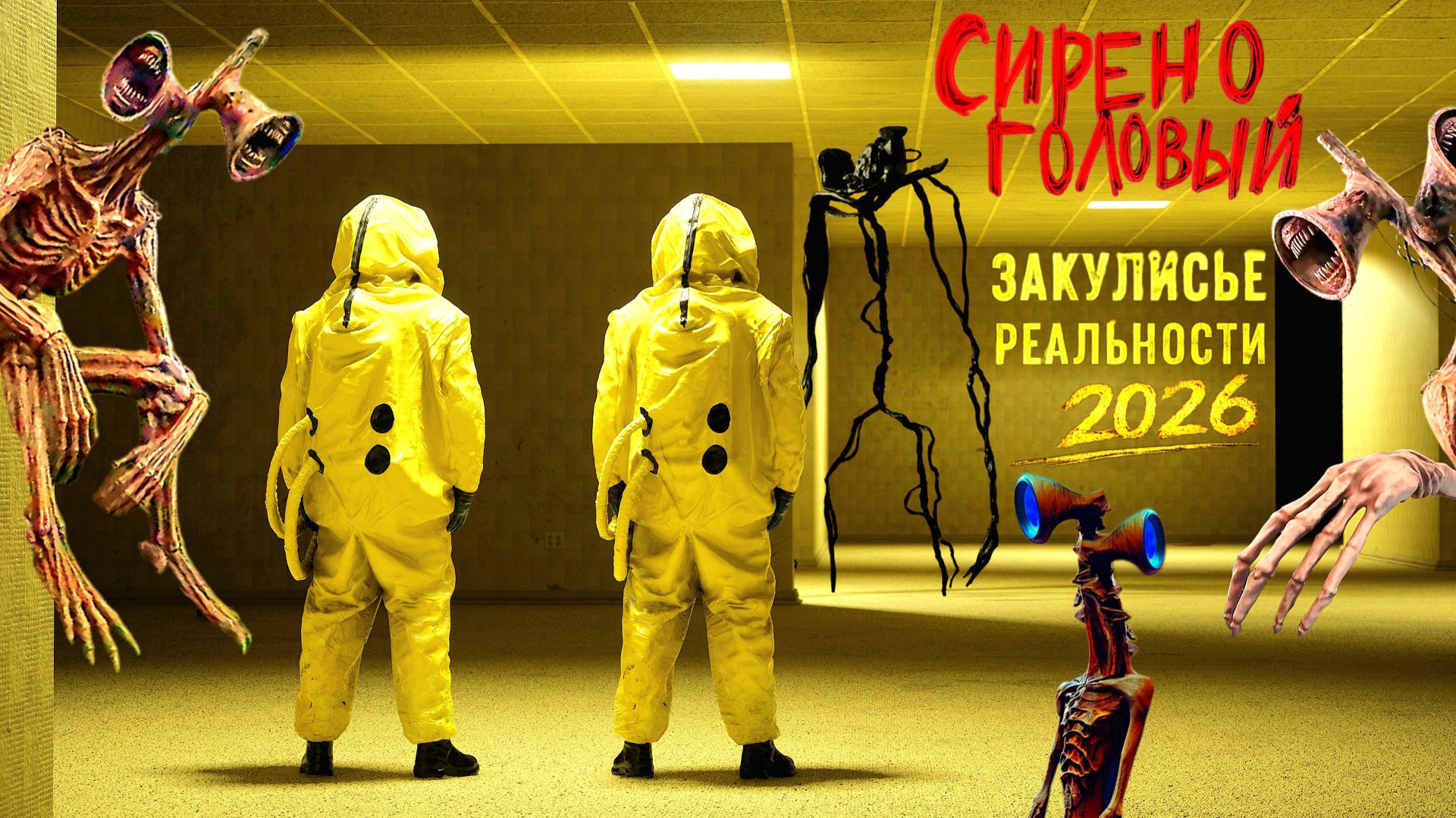 📢 СИРЕНОГОЛОВЫЙ 📢 ЗАКУЛИСЬЕ РЕАЛЬНОСТИ 2026 ХОРРОР ФИЛЬМ. SIREN HEAD АТАКУЕТ НАС.