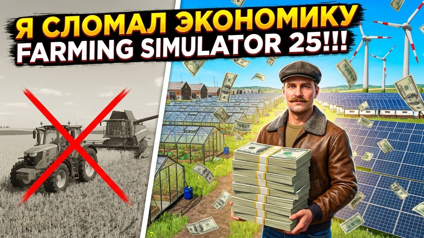Я СЛОМАЛ ЭКОНОМИКУ FARMING SIMULATOR 25
