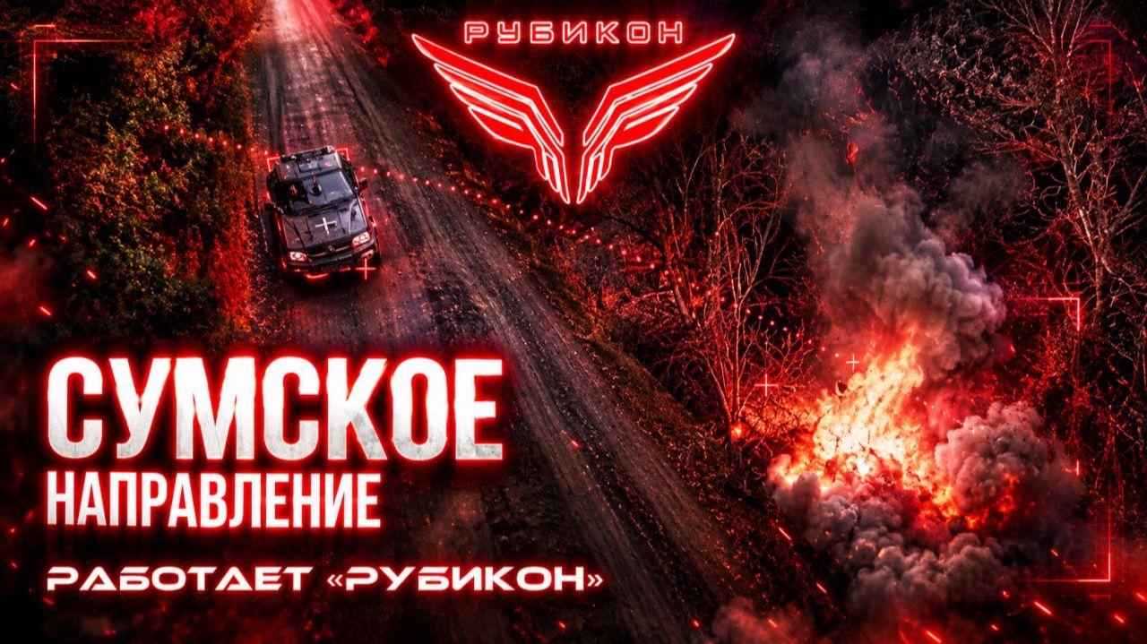 Сумское направление. Центр «Рубикон» за сутки уничтожил транспорт, ПВД и БПЛА ВСУ