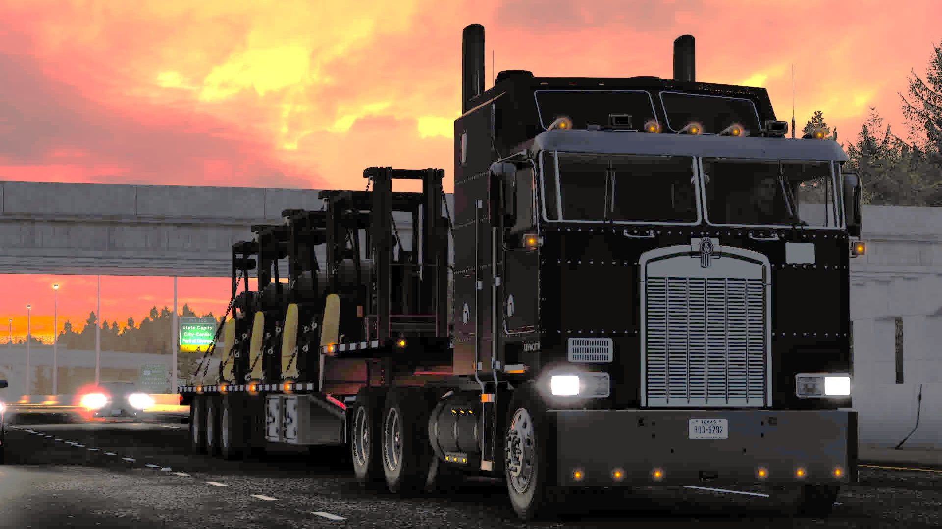 780 / ATS 1.60 / Kenworth K100 / Сакраменто - Беллингхем.