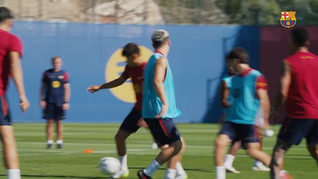 STAYING SHARP DURING THE BREAK | FC Barcelona Training Session