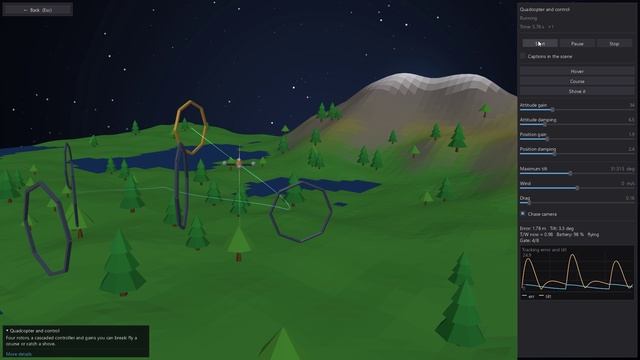 Makarov Physics Suite – Квадрокоптер и управление