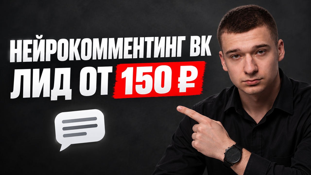 Нейрокомментинг ВК: горячий лид от 150 рублей без рекламного бюджета