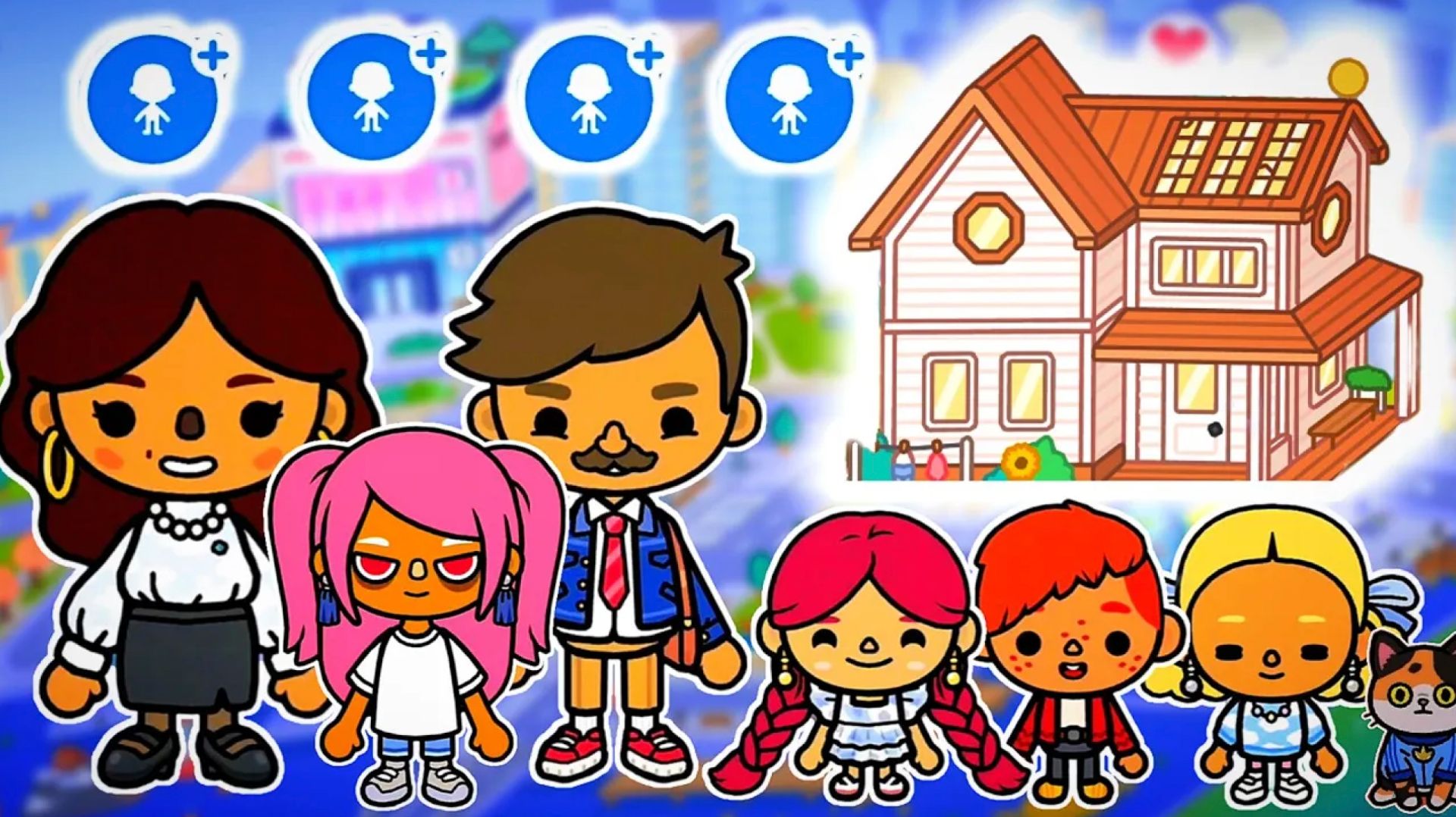 Я ВЕРНУЛАСЬ В TOCA BOCA С НУЛЯ! СОЗДАЛА БОЛЬШУЮ СЕМЬЮ И НОВЫЙ ДОМ 💖/Часть 1