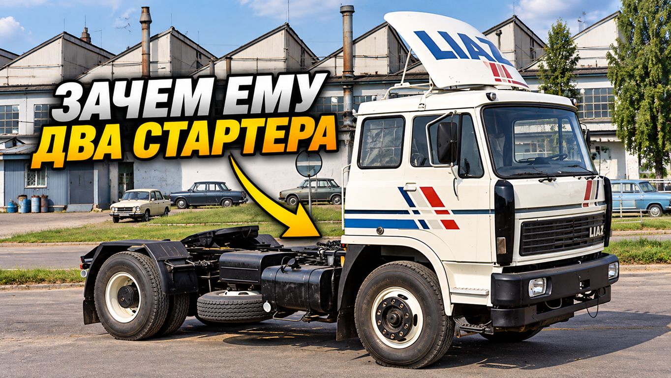 ЗАЧЕМ СССР ЗАКУПАЛ LIAZ 100? Чехословацкий тягач, который удивлял советских дальнобойщиков!