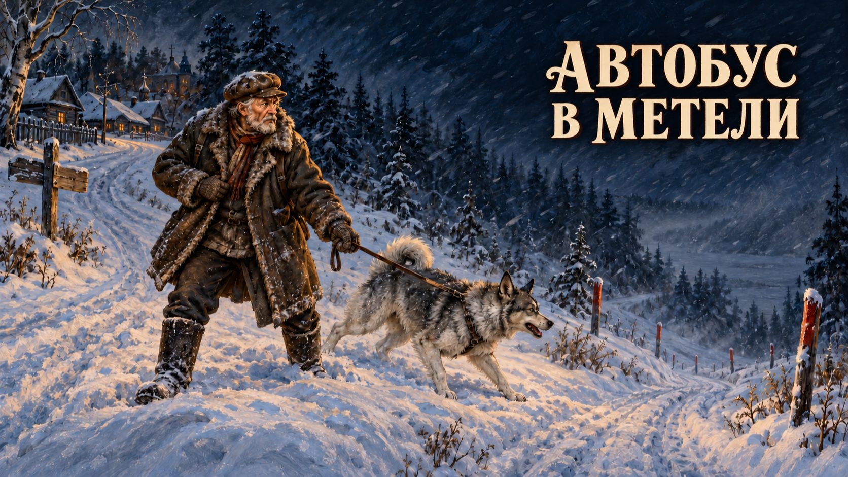 РАССКАЗ про вой лайки на зимнике и исчезнувший автобус