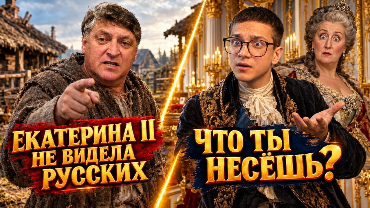 Екатерина 2 не видела русских, украинская сказка
