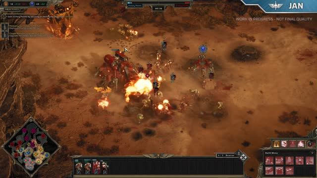 Warhammer 40,000 Dawn Of War IV | геймплейное видео: битва 2 на 2