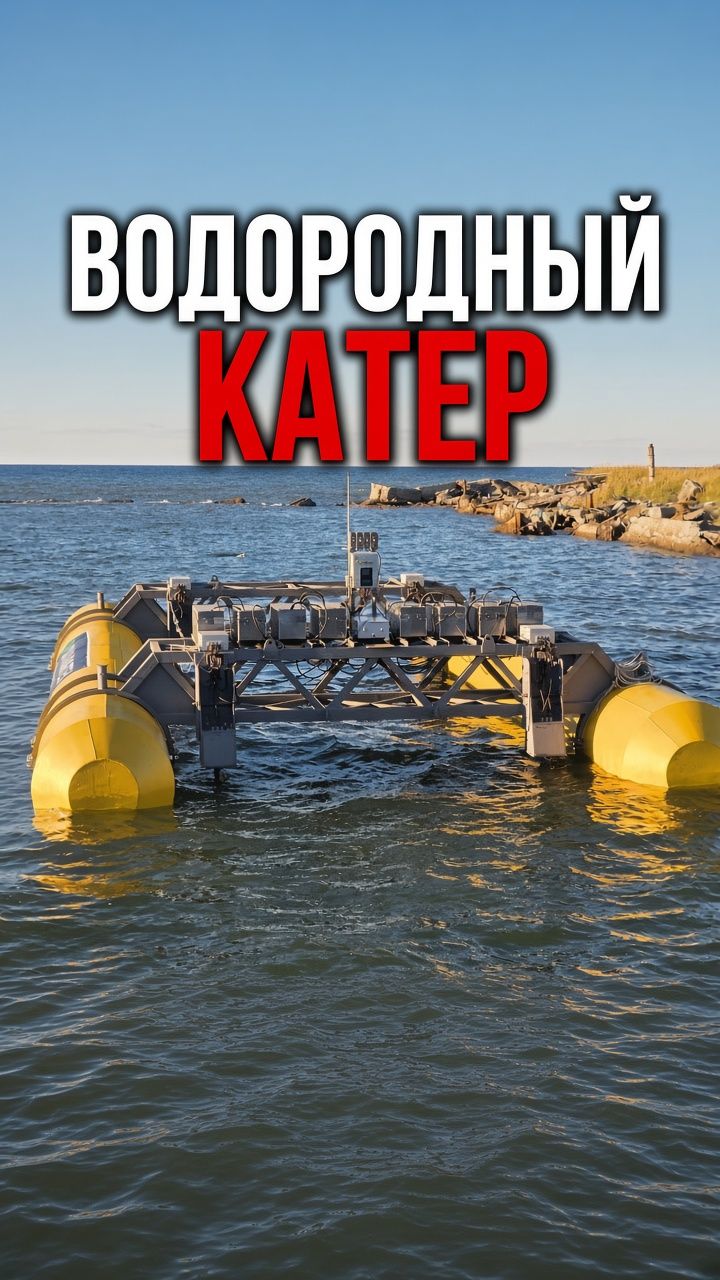 На Сахалине испытали безэкипажное водородное судно