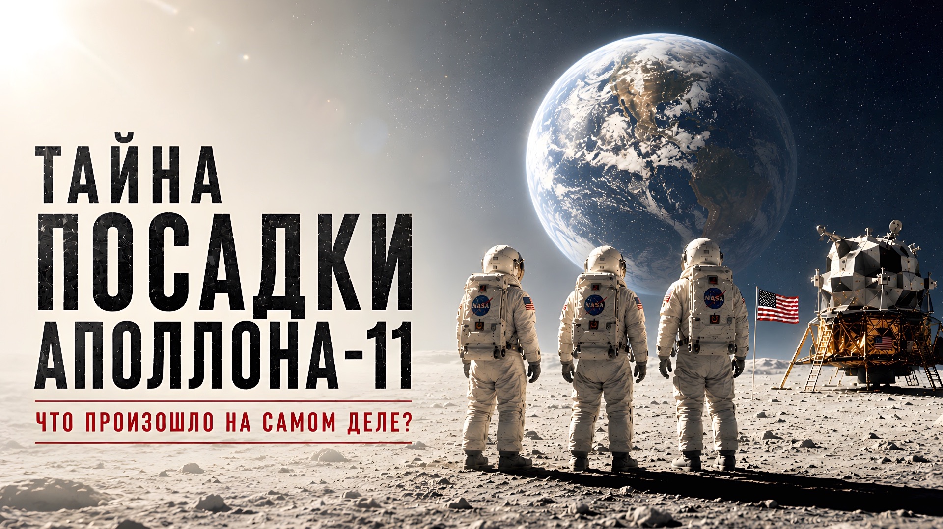 Тайна посадки Аполлона 11 на Луну  Что произошло на самом деле
