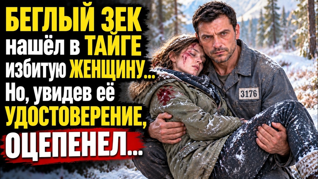 ИСТОРИИ ИЗ ЖИЗНИ/Беглый зэк нашёл в тайге избитую женщину/Аудиорассказы аудиокниги жизненные