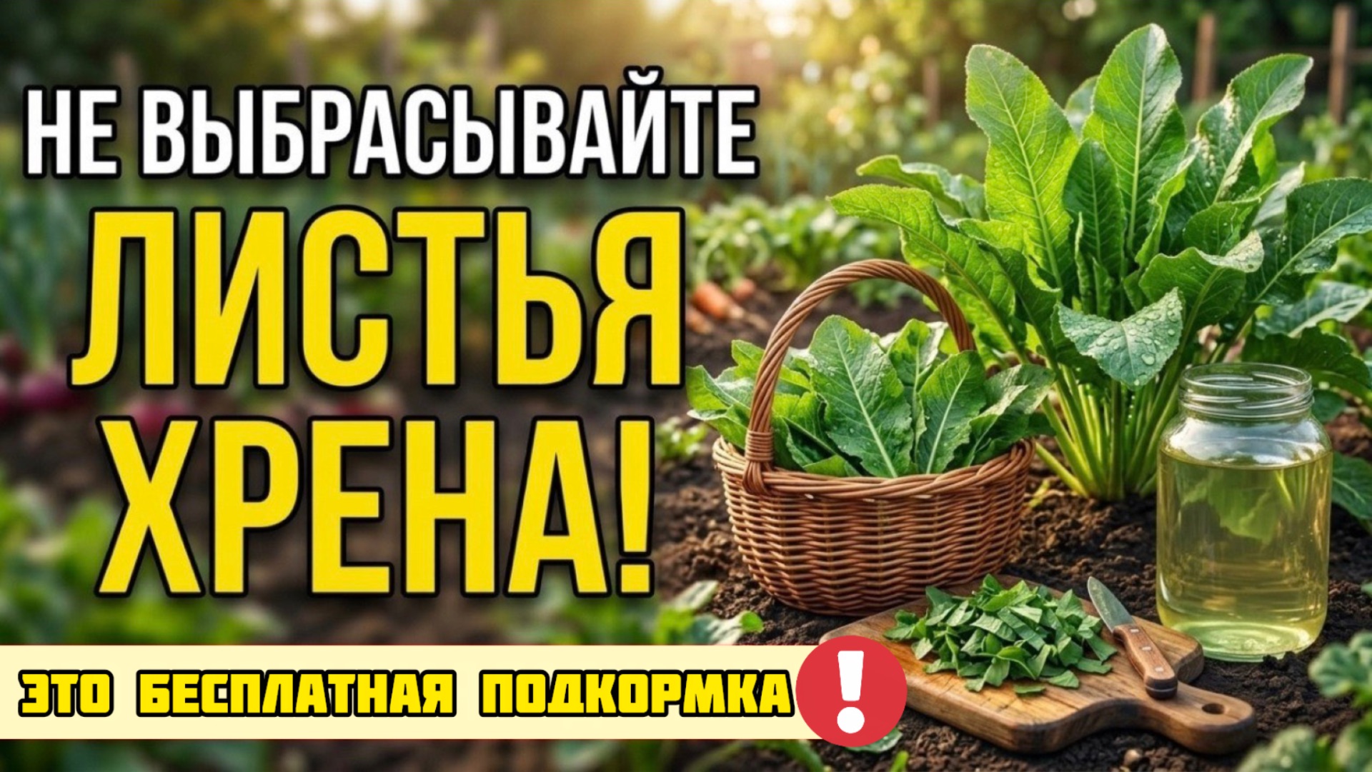 Бесплатная защита и подкормка ваших грядок: настоящая польза листьев хрена в огороде и на кухне