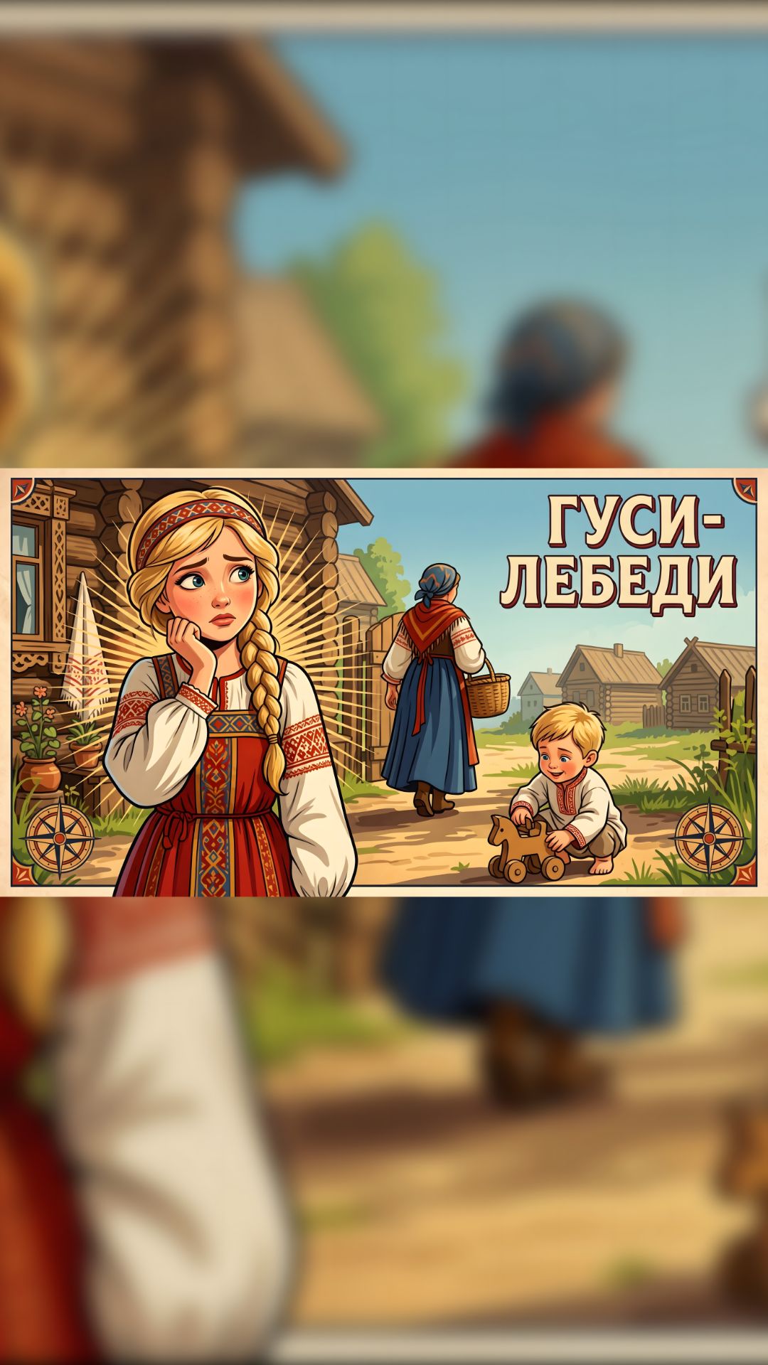 ГУСИ-ЛЕБЕДИ 🦢 | РУССКАЯ народная сказка для детей