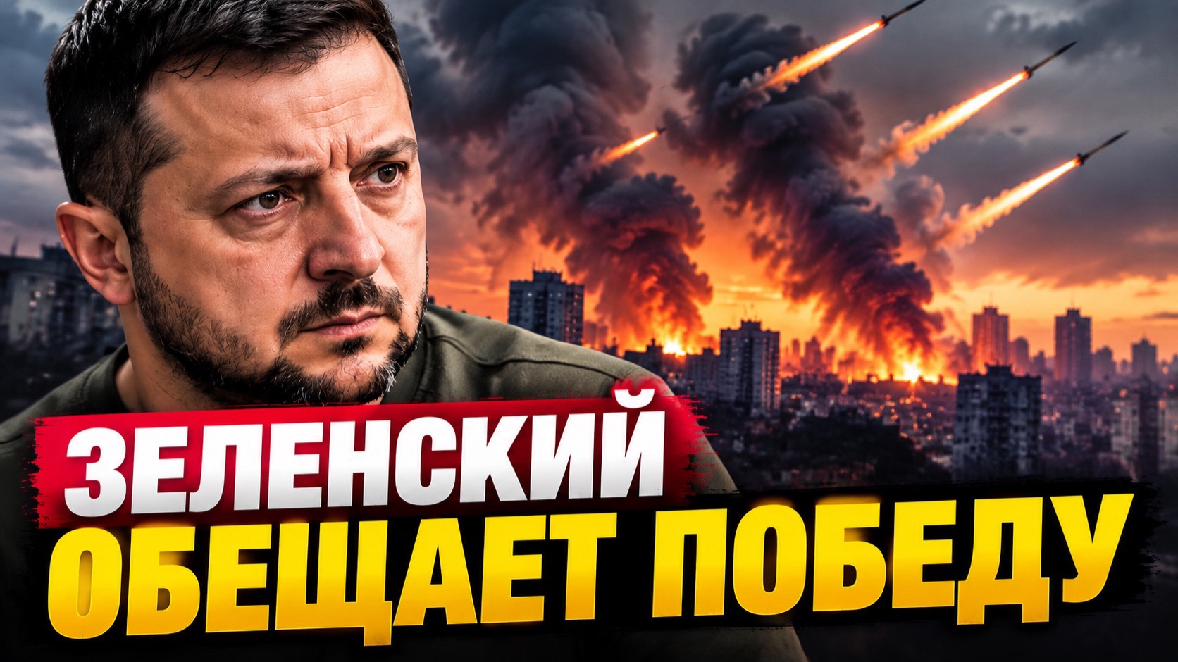 Зеленский обещает победу: молодёжь уезжает, удары по Украине и фронт меняет карту