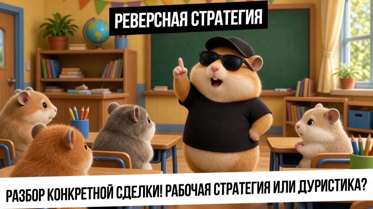Реверсная стратегия! Разбор стратегии на конкретной сделке! Рабочая схема или дуристика?