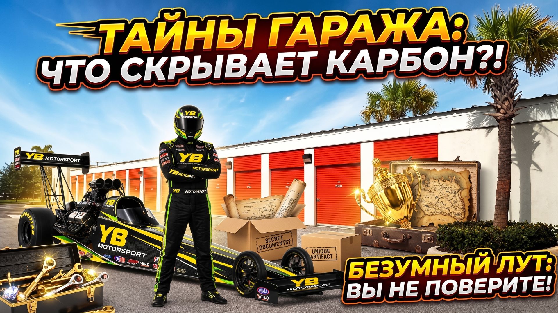 Купили гараж гонщика. Повезло!