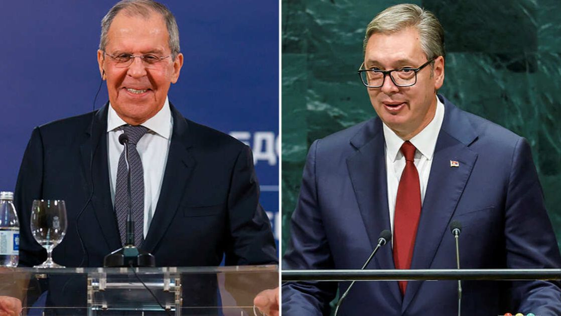 Лавров встретился с Вучичем и передал теплые пожелания от Путина