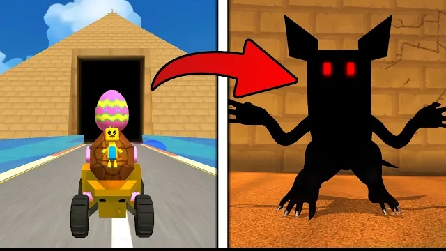 Секретный туннель в пирамиде, ведущий в Dark Fennec — прохождение игры Super Bear Adventure