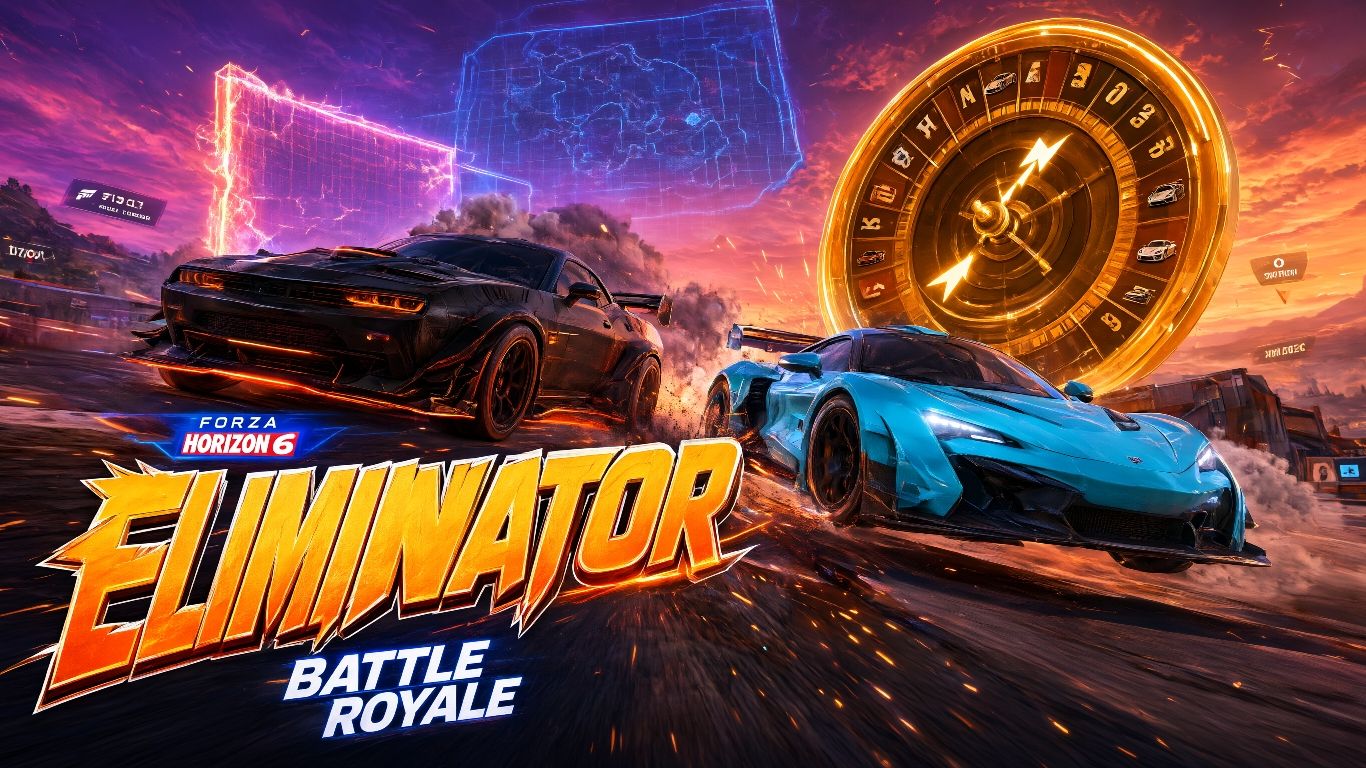 САМАЯ ВЕСЁЛАЯ ПОБЕДА В ВЫШИБАЛЕ (МНОГО КЛОУНОВ) | FORZA HORIZON 6 ELIMINATOR