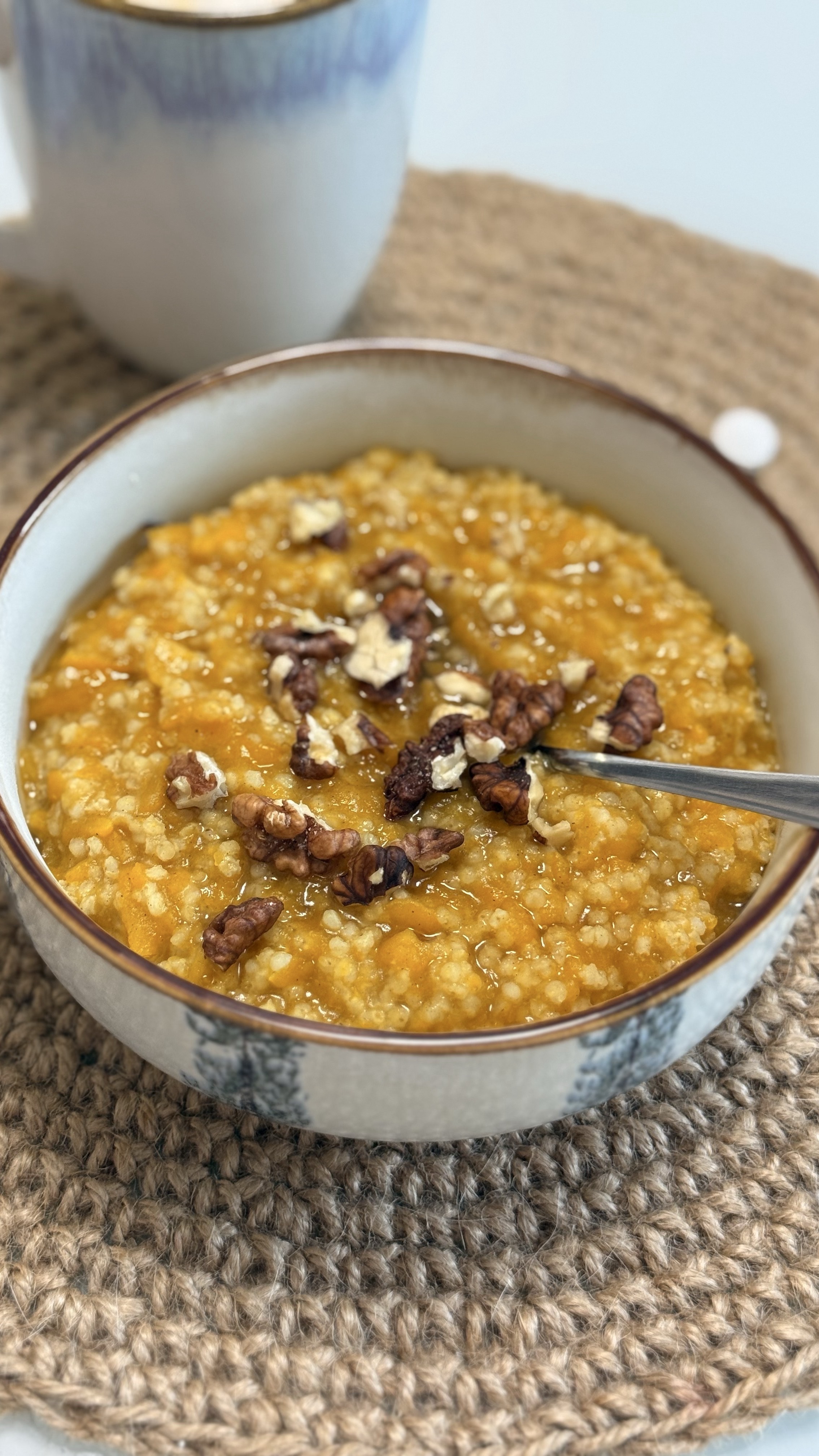 Моя утренняя рутина для продуктивного дня. Пшенная каша с тыквой 🧡