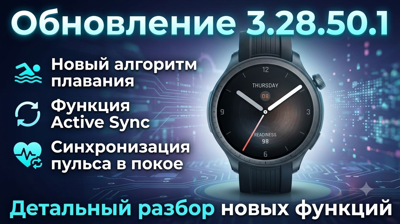 Обзор обновления 3.28.50.1 (Amazfit Balance)