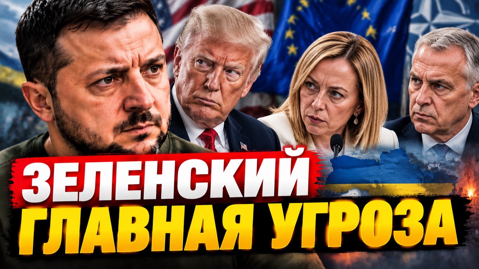 Зеленский — главная угроза Украине? Трамп говорит с Москвой, Европа устала от конфликта