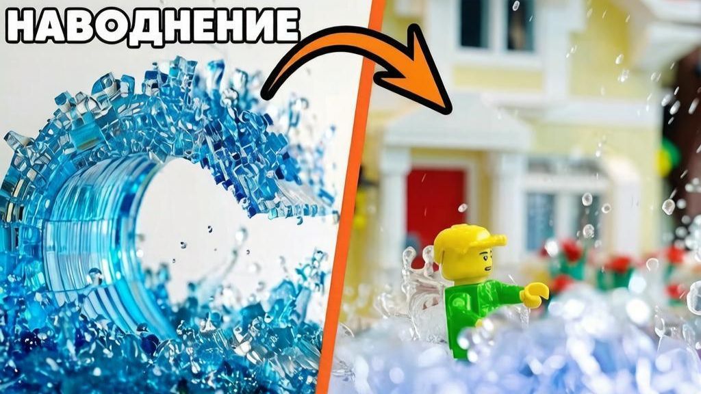 Воссоздание СТИХИЙНЫХ БЕДСТВИЙ в ЛЕГО